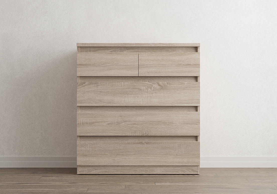 Комод Aksel 5 ящиков (дуб сонома)